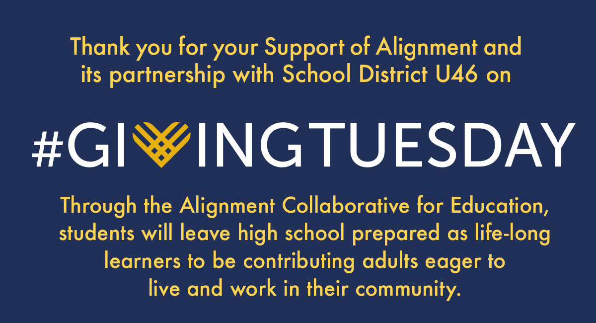 Tuesday Alignment Thank You for Your Support of Alignment on Giving Tuesday 2019