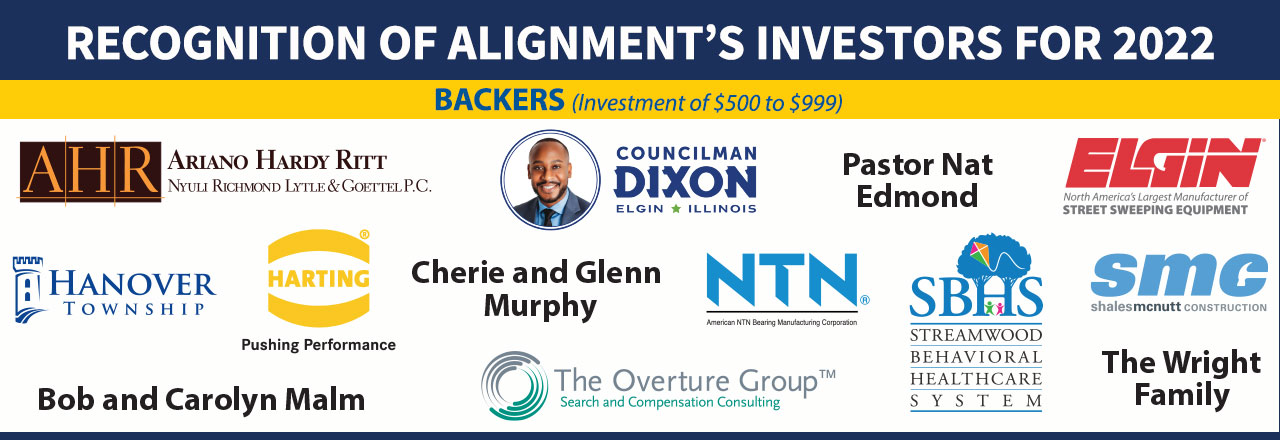 Recognition of Alignment’s Investors for 2022 - Backers