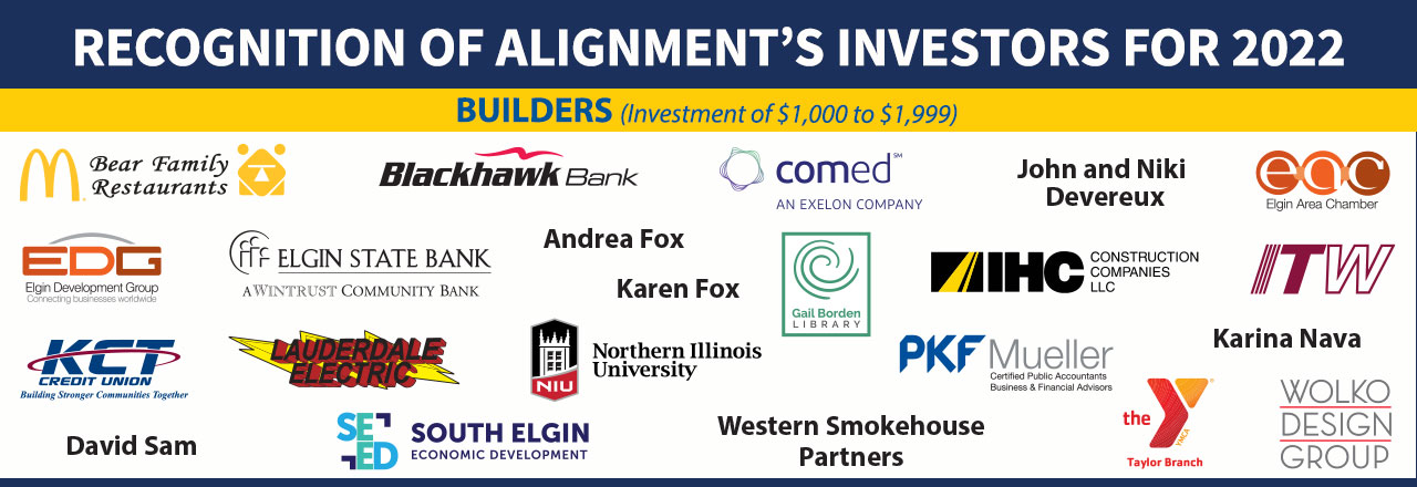 Recognition of Alignment’s Investors for 2022 - Builders