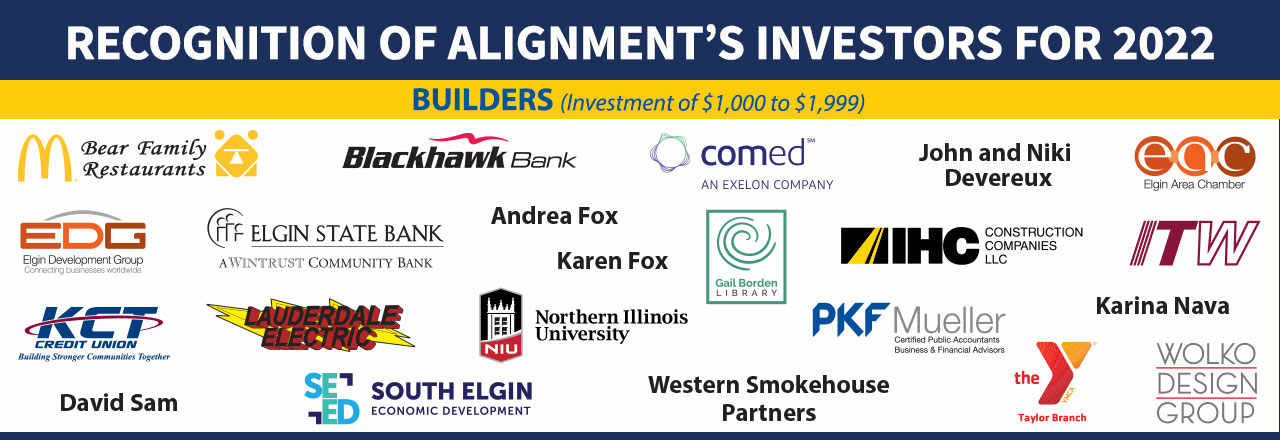 Recognition of Alignment’s Investors for 2022 - Builders