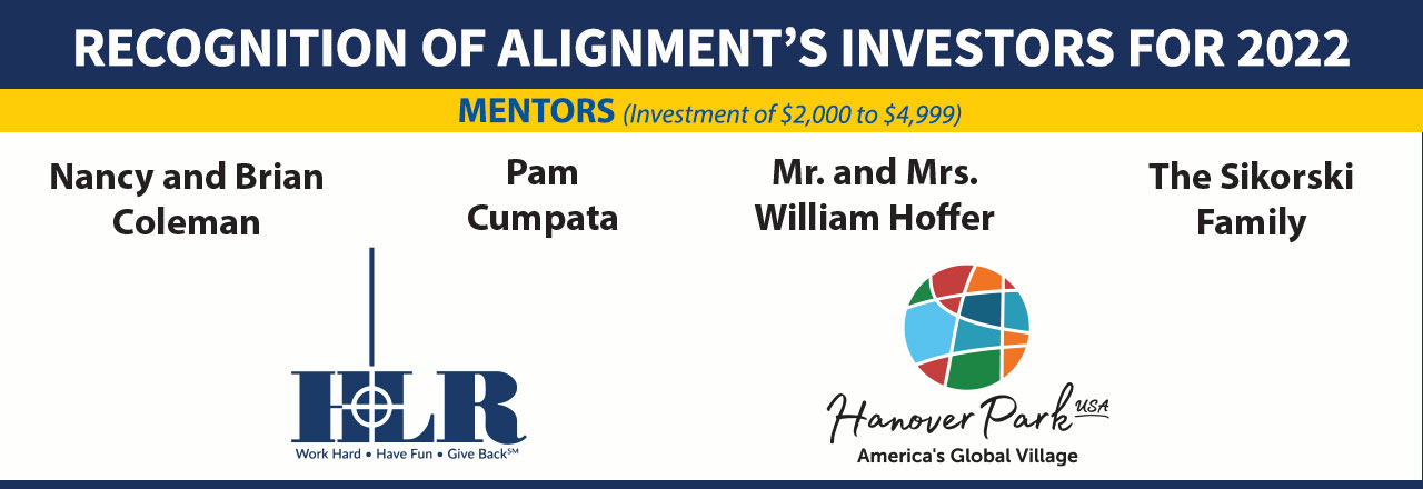 Recognition of Alignment’s Investors for 2022 - Mentors
