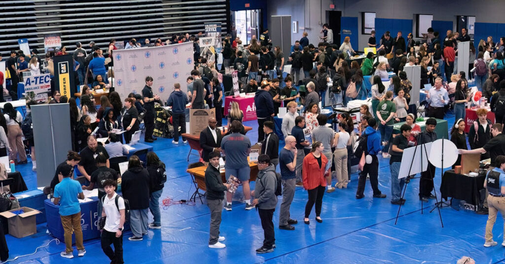 Senior Job Fair Overhead