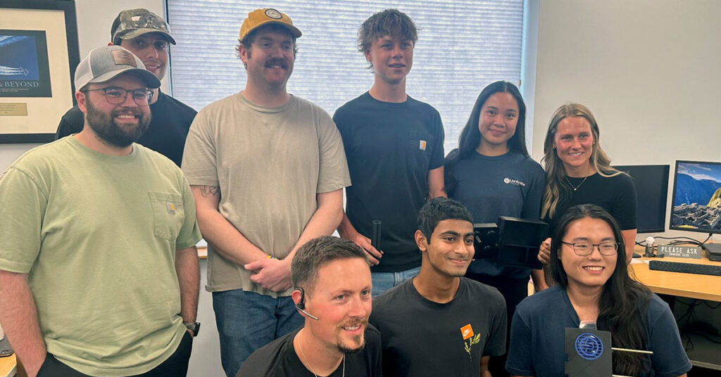 Lakeview Precision Manufacturing interns with their final prototype projects