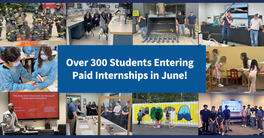 Over 300 Students Entering Paid Internships in June