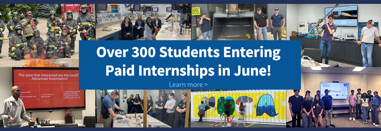 Over 300 Students Entering Paid Internships in June!
