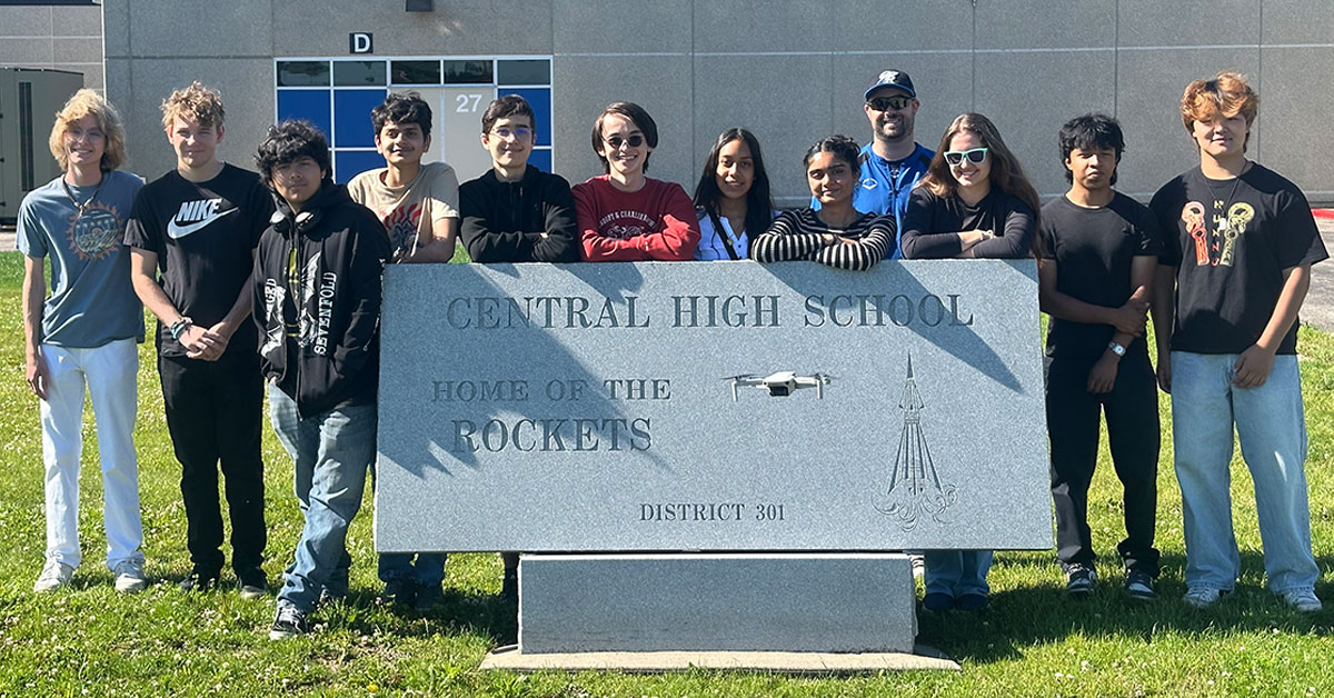 Alignment, Northern Kane County Region 110, and Central Unit School District 301 Partner to Introduce Drone Internship
