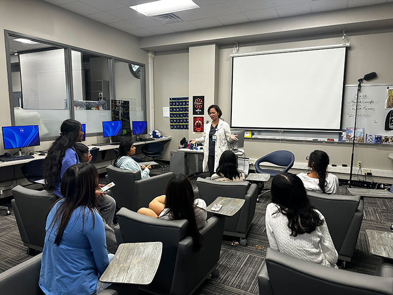 alignment hosa students visit with fatima