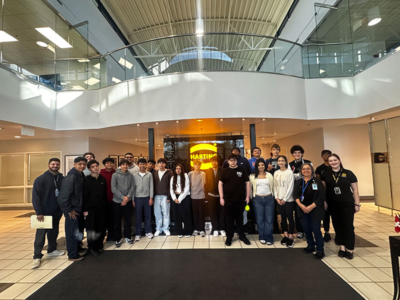 Students at Harting